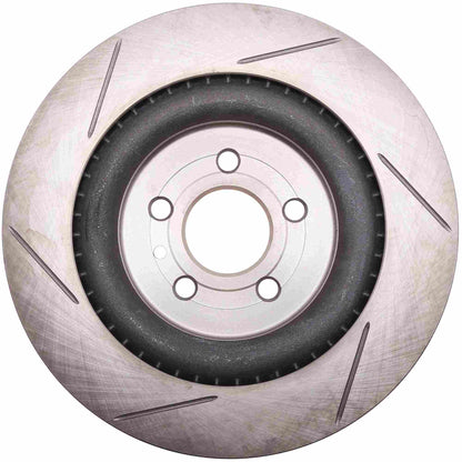 StopTech 17 Ford Flex/ 17 Ford Explorer w/ Heavy Duty Brakes Front Left Slotted Rotor 126.65154SL