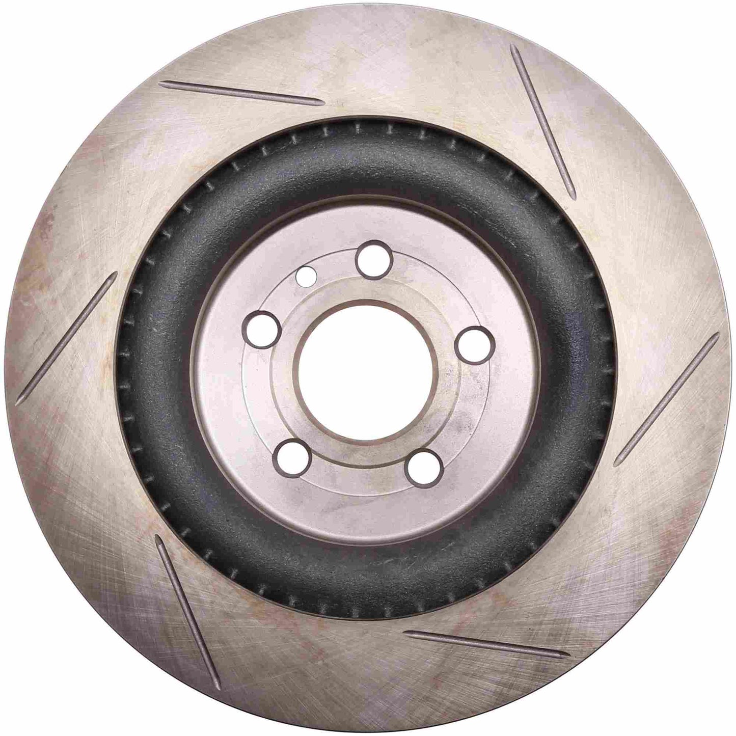 StopTech 17 Ford Flex/ 17 Ford Explorer w/ Heavy Duty Brakes Front Right Slotted Rotor 126.65154SR
