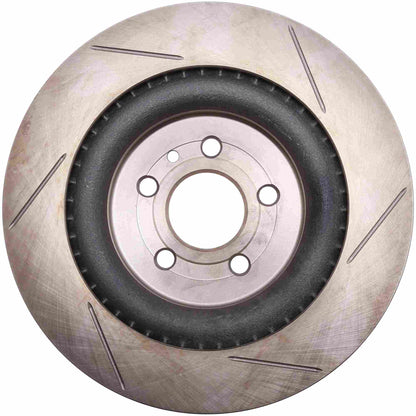 StopTech 17 Ford Flex/ 17 Ford Explorer w/ Heavy Duty Brakes Front Right Slotted Rotor 126.65154SR
