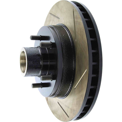 StopTech 71-95 GMC G-Series Front Left Sport Cryo Slotted Rotor 126.66000CSL