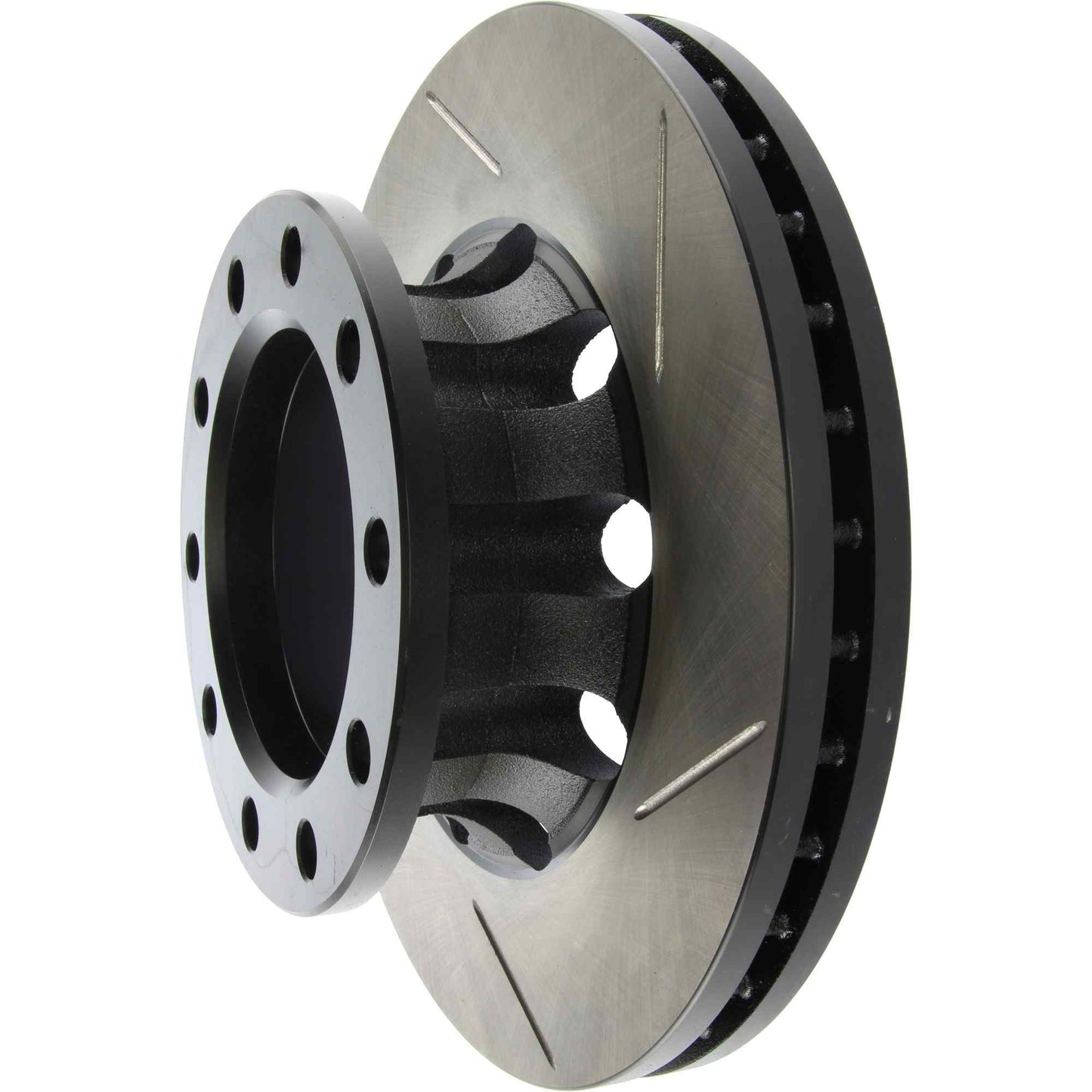 StopTech Sport Slotted Brake Rotor; Rear Left
