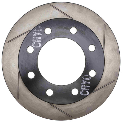 StopTech PowerSlot 02-08 Chevy Avalanche / 99-06 Silverado Left Front Slotted Cryo Rotor 126.66042CSL