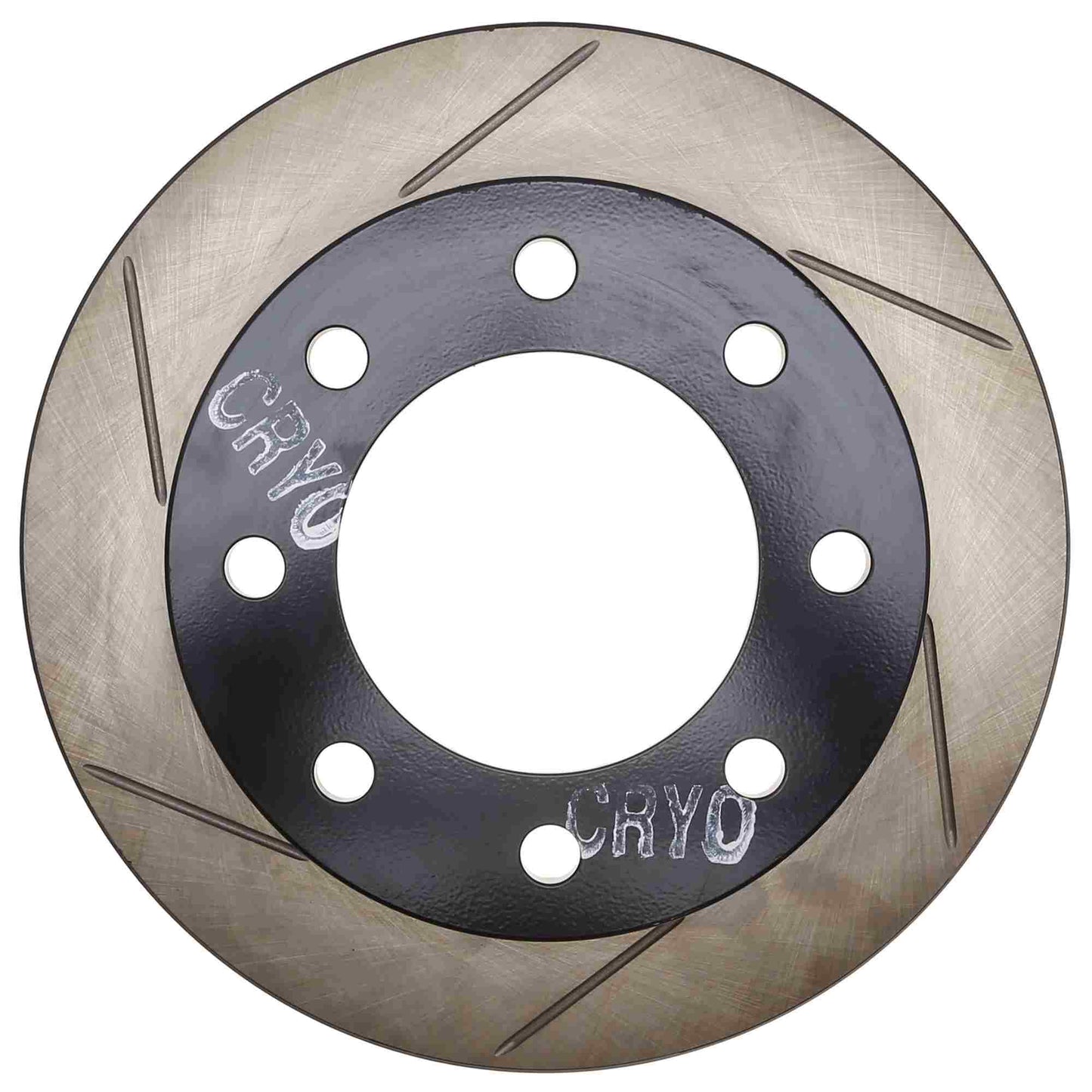 StopTech PowerSlot 02-08 Chevy Avalanche / 99-06 Silverado Right Front Slotted Cryo Rotor 126.66042CSR
