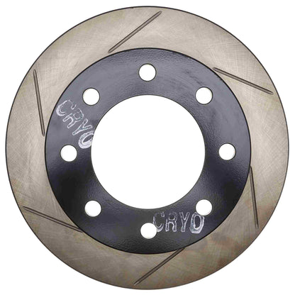 StopTech PowerSlot 02-08 Chevy Avalanche / 99-06 Silverado Right Front Slotted Cryo Rotor 126.66042CSR