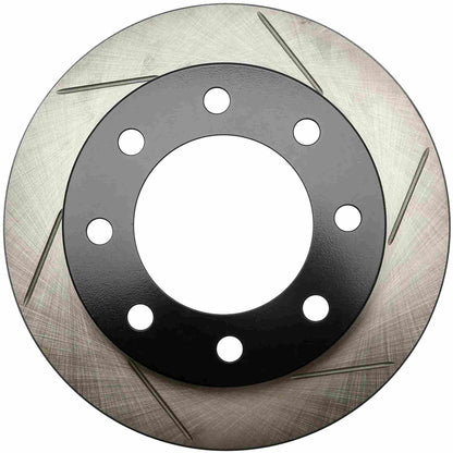StopTech PowerSlot 02-08 Chevy Avalanche / 99-06 Silverado Left Front Slotted Rotor 126.66042SL