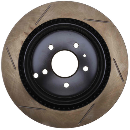 StopTech Sport Slotted Brake Rotor; Rear Left