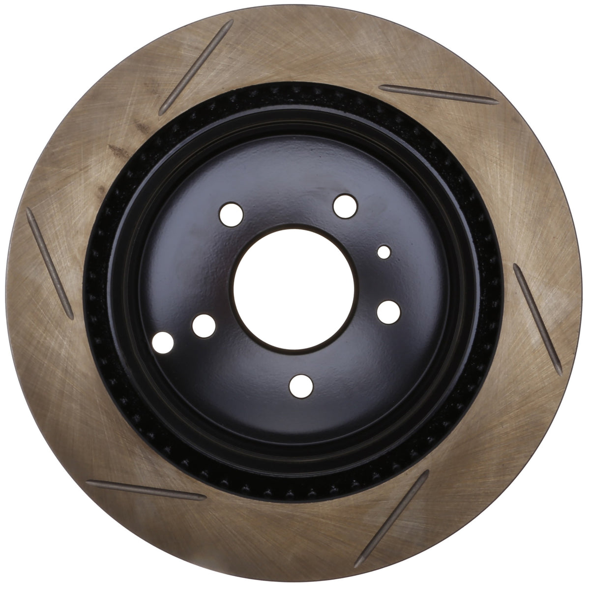 StopTech Sport Slotted Brake Rotor; Rear Left