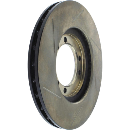 StopTech Sport Slotted Brake Rotor; Front And Rear Left