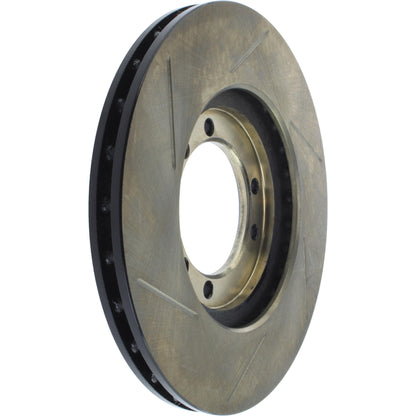 StopTech Sport Slotted Brake Rotor; Front And Rear Left