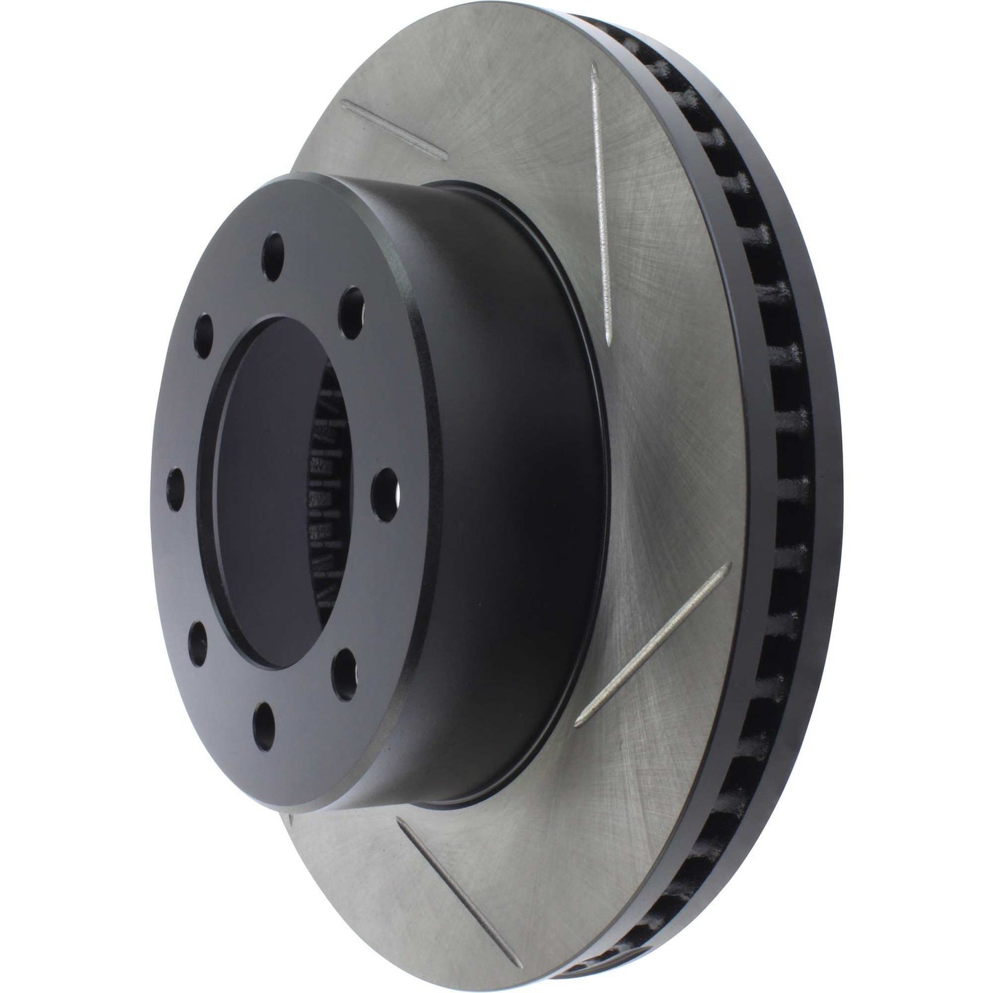 StopTech 09-12 Dodge Ram 2500 PU 2WD/4WD / 09-12 Ram 3500 PU 4WD Slotted Left Front CRYO Brake Roto 126.67072CSL