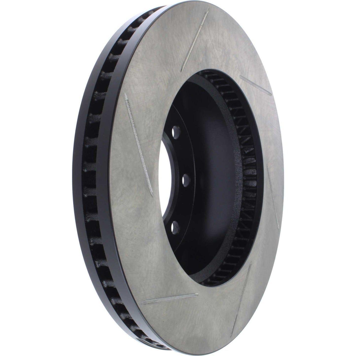 StopTech 09-12 Dodge Ram 2500 PU 2WD/4WD / 09-12 Ram 3500 PU 4WD Slotted Left Front CRYO Brake Roto 126.67072CSL