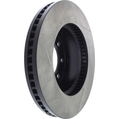 StopTech 09-12 Dodge Ram 2500 PU 2WD/4WD / 09-12 Ram 3500 PU 4WD Slotted Left Front CRYO Brake Roto 126.67072CSL