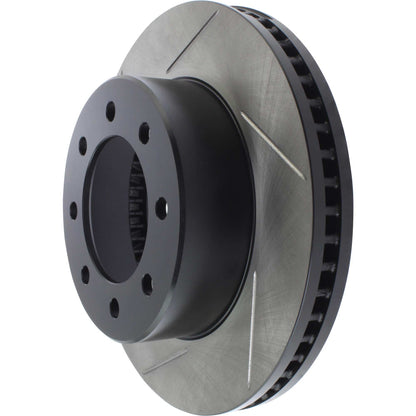 StopTech 09-12 Dodge Ram 2500 PU 2WD/4WD / 09-12 Ram 3500 PU 4WD Slotted Right Front CRYO Brake Rot 126.67072CSR