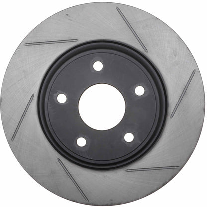 StopTech 12-18 Dodge Journey / Grand Caravan Rear Left Sport Slotted Rotor 126.67075SL