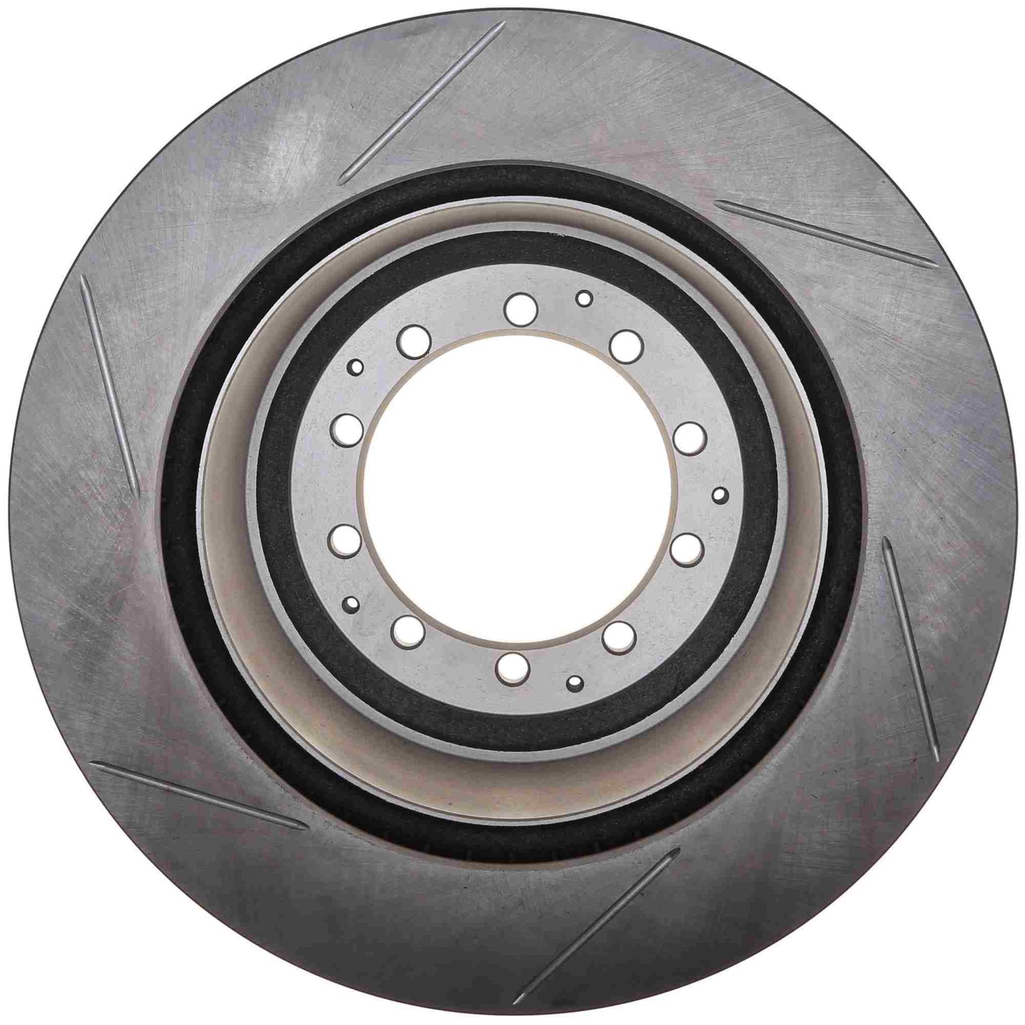 StopTech Sport Slotted Brake Rotor; Front And Rear Left