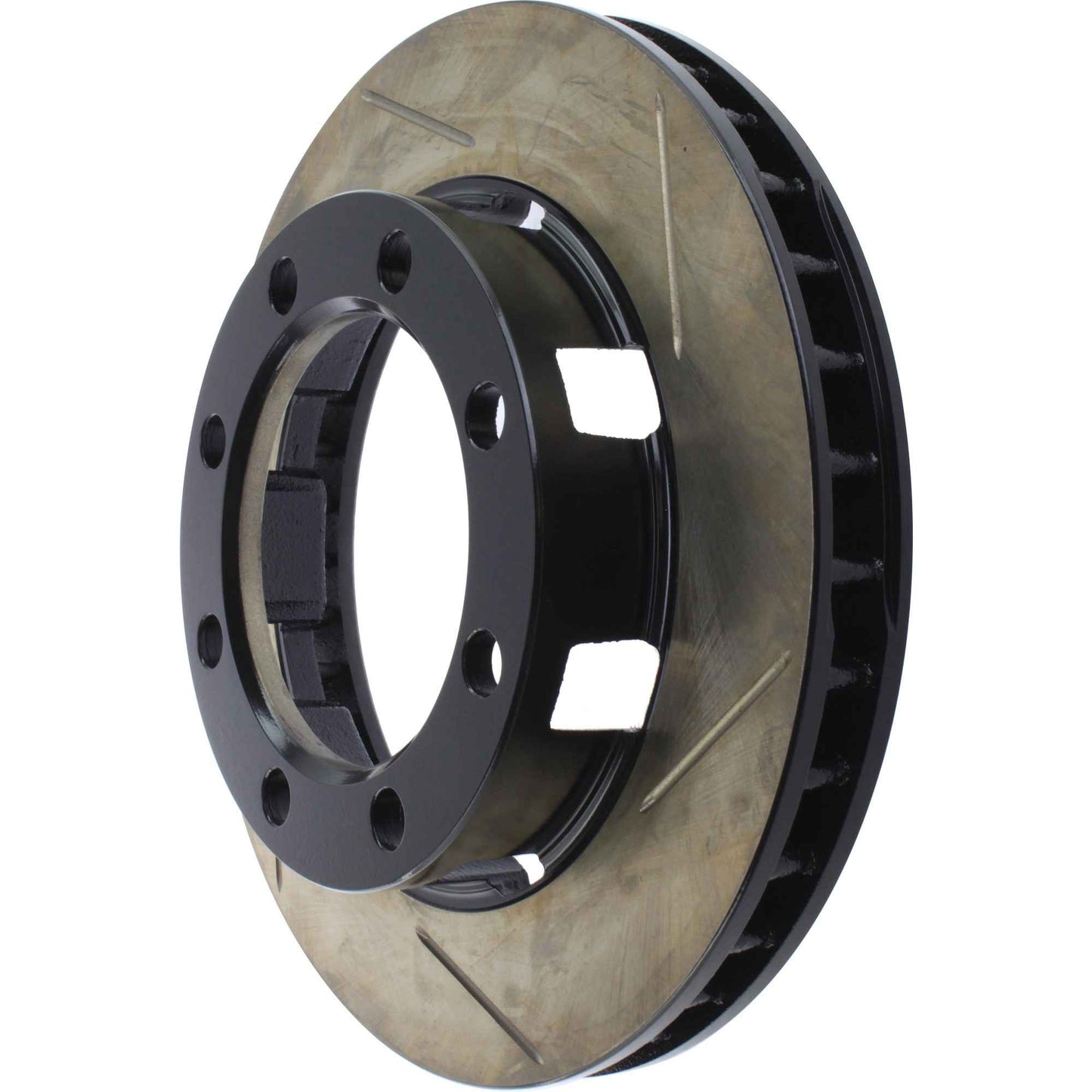 StopTech 71-86 Chevrolet K20 Suburban Cryo Slotted Front Left Sport Brake Rotor 126.68001CSL