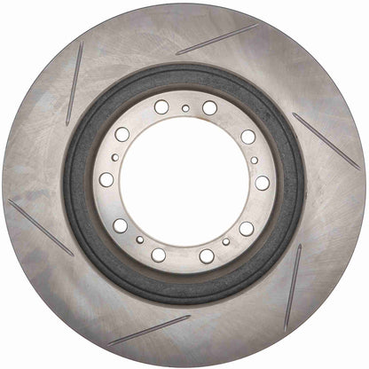 StopTech Sport Slotted Brake Rotor; Front And Rear Left