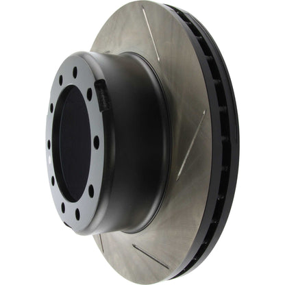 StopTech Sport Slotted Brake Rotor; Front And Rear Left