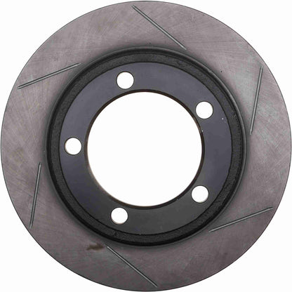StopTech Sport Slotted Brake Rotor; Front And Rear Left