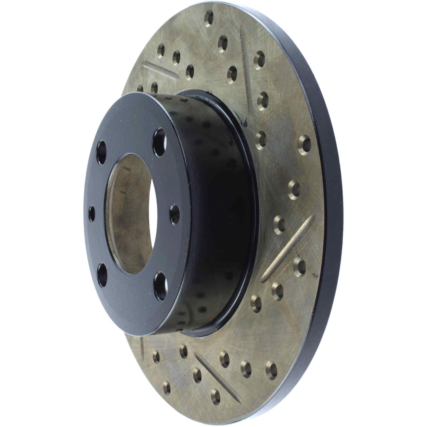 StopTech Sport Drilled/Slotted Brake Rotor;Front And Rear Left