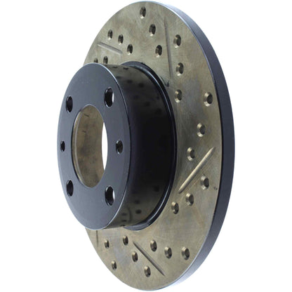 StopTech Sport Drilled/Slotted Brake Rotor;Front And Rear Left