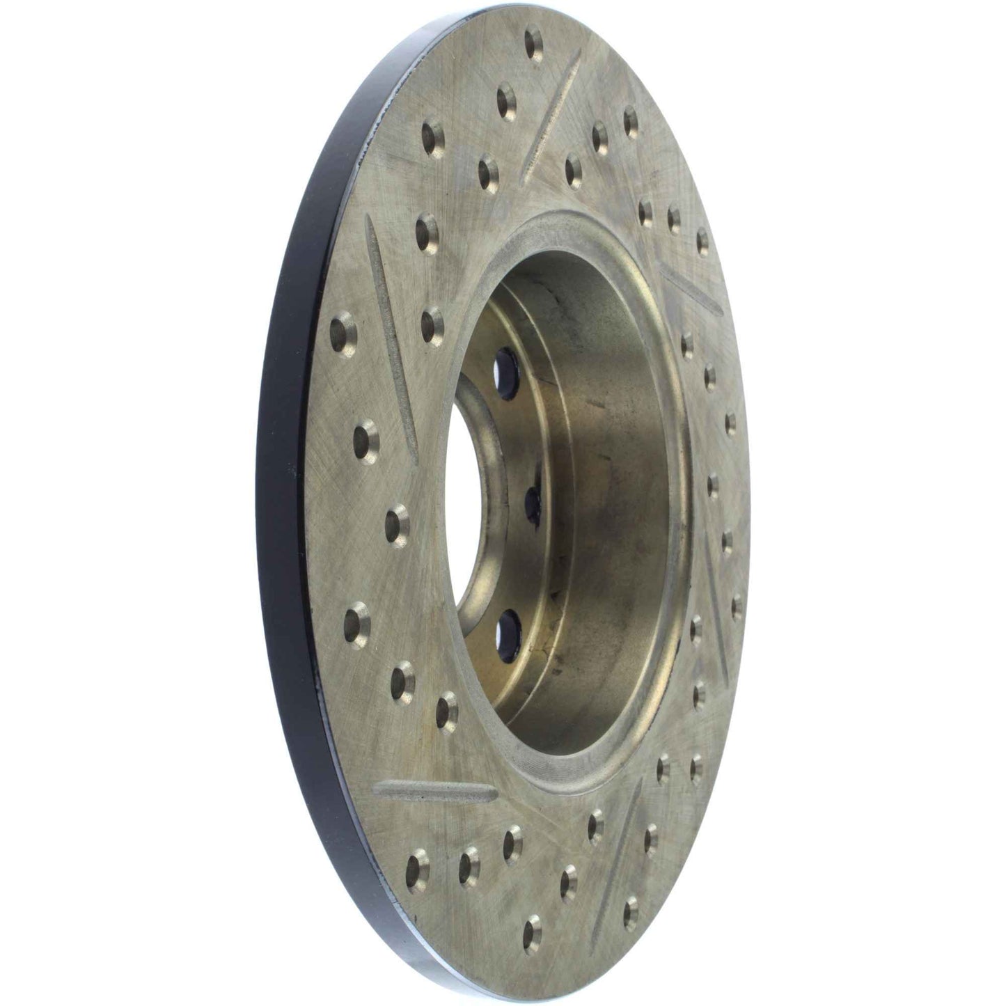 StopTech Sport Drilled/Slotted Brake Rotor;Front And Rear Left