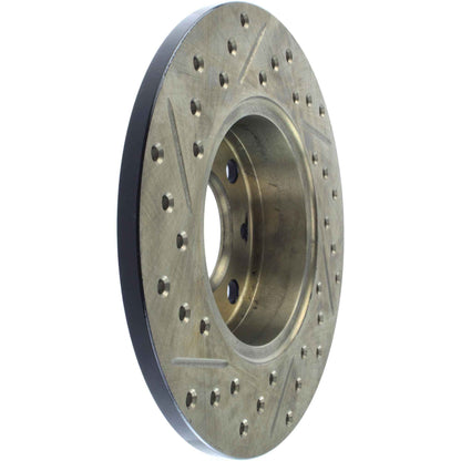 StopTech Sport Drilled/Slotted Brake Rotor;Front And Rear Left