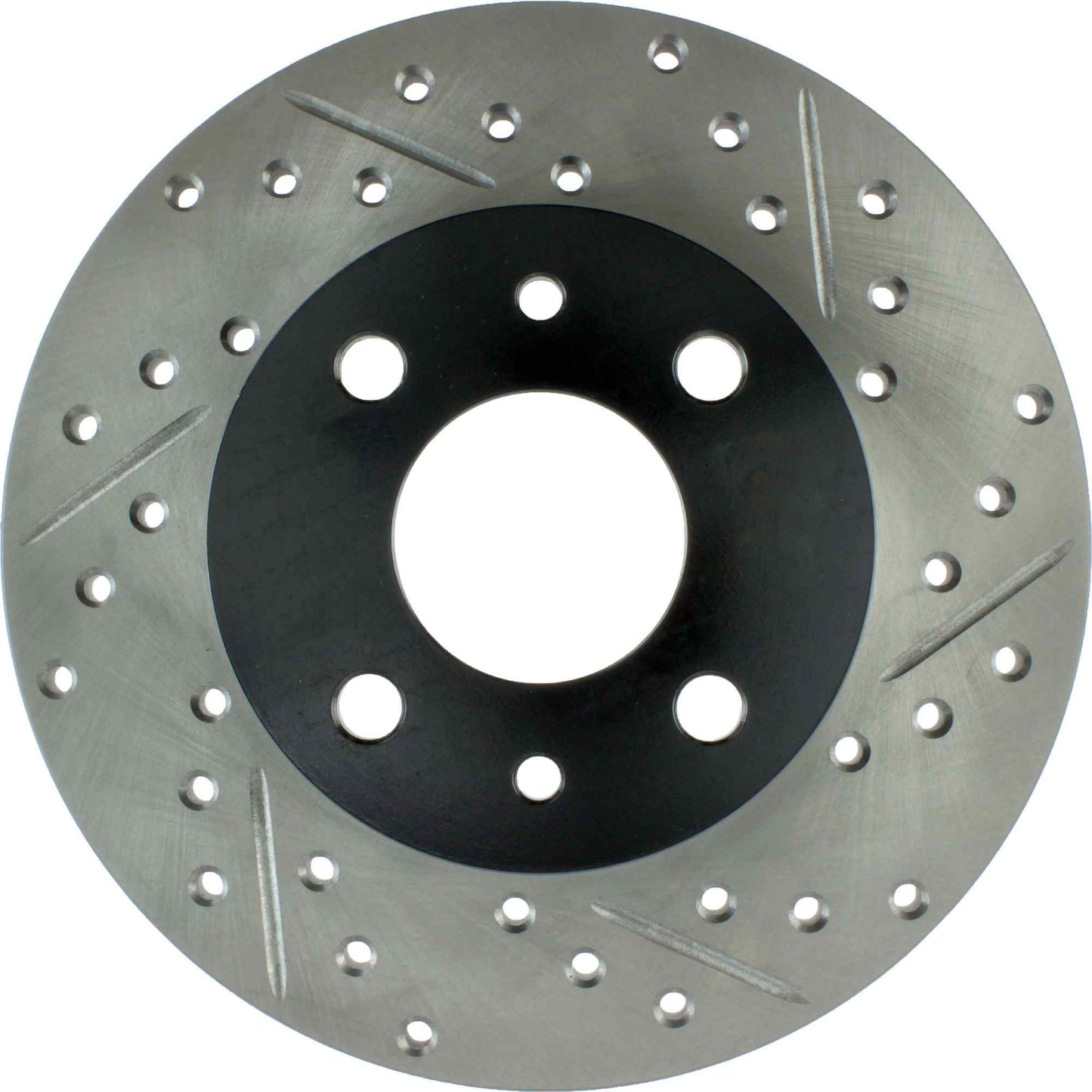 StopTech Sport Drilled/Slotted Brake Rotor;Front And Rear Left