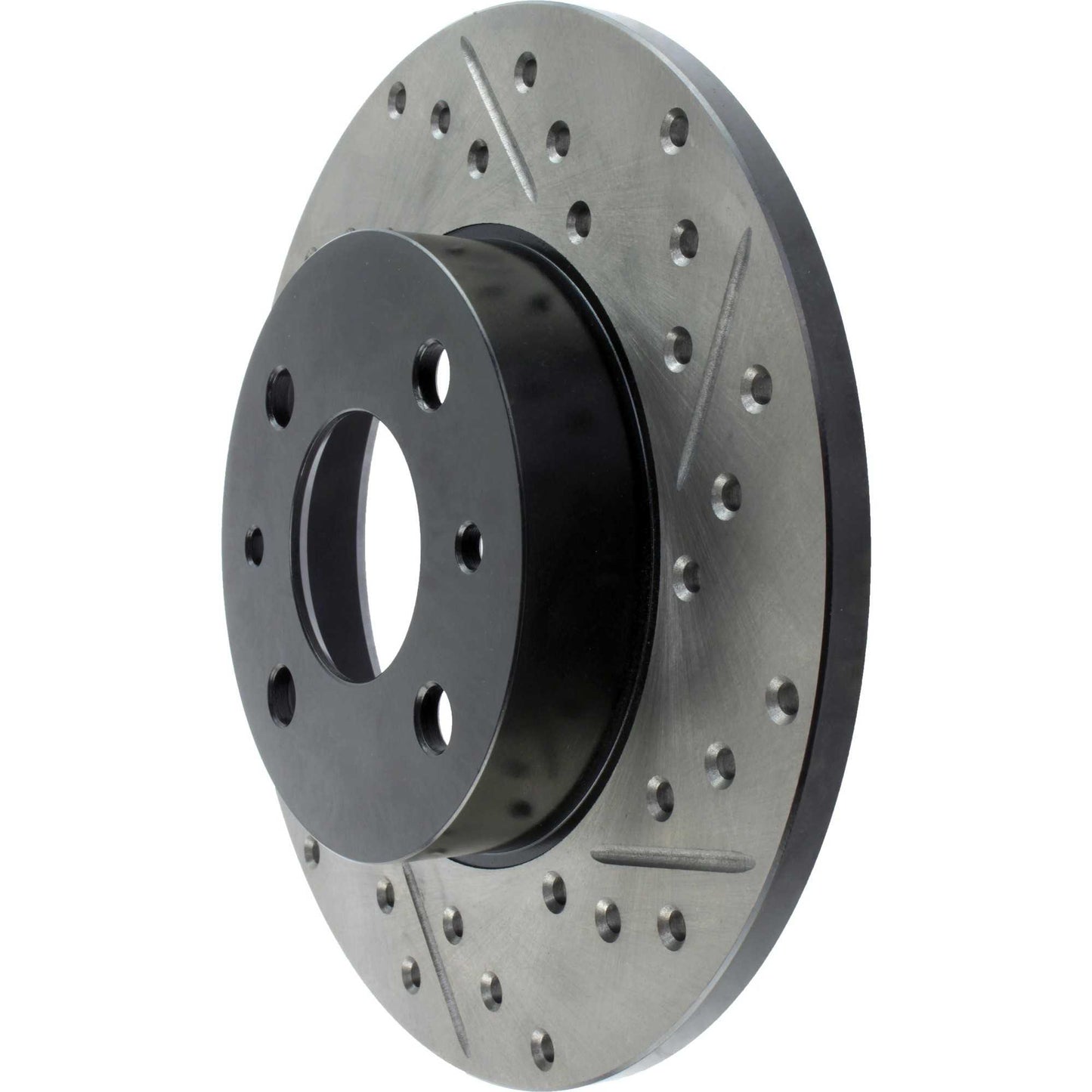 StopTech Sport Drilled/Slotted Brake Rotor;Front And Rear Left