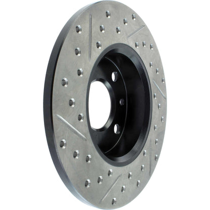 StopTech Sport Drilled/Slotted Brake Rotor;Front And Rear Left