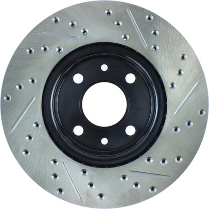 StopTech Slotted & Drilled Sport Brake Rotor 127.04002R