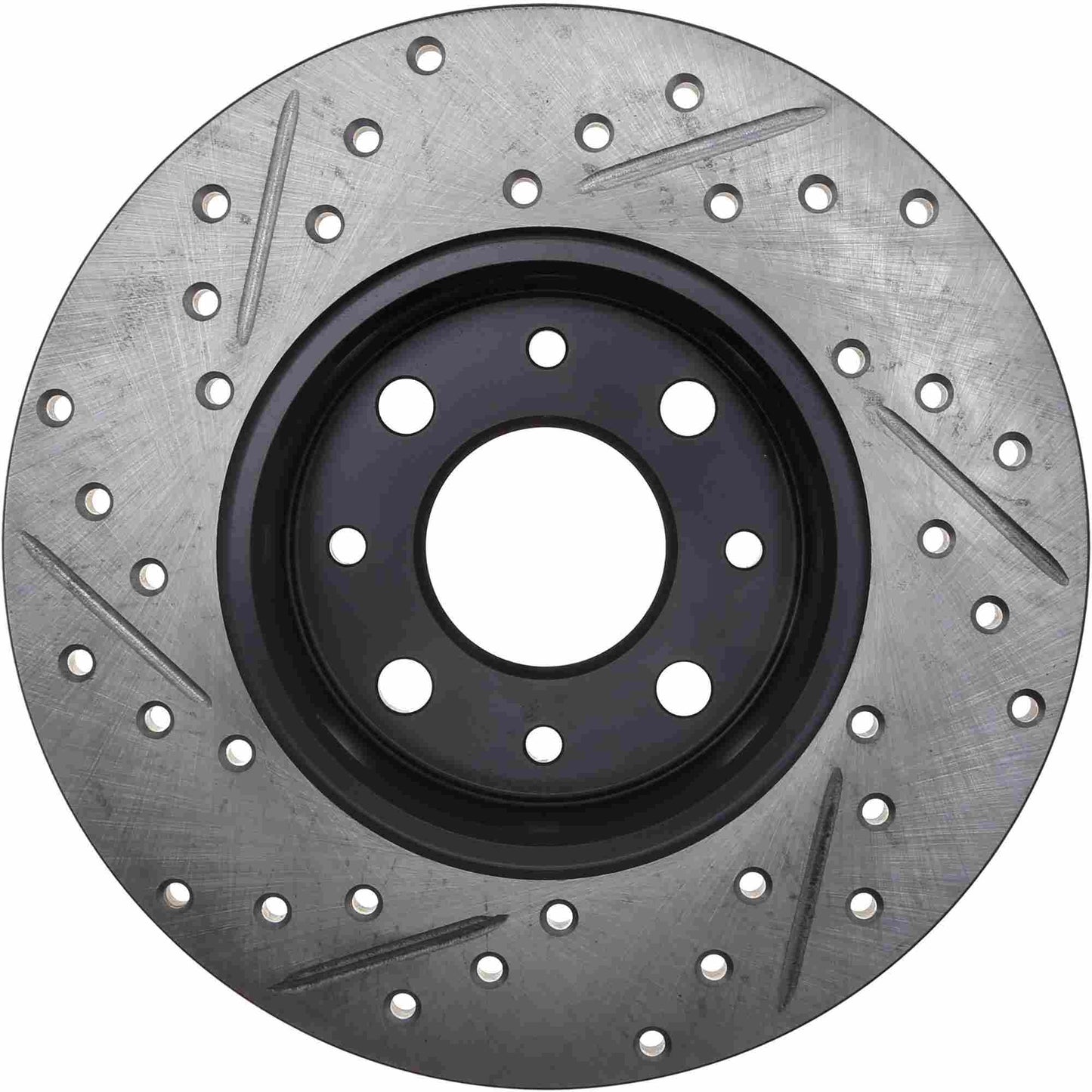 StopTech Sport Drilled/Slotted Brake Rotor; Rear Left