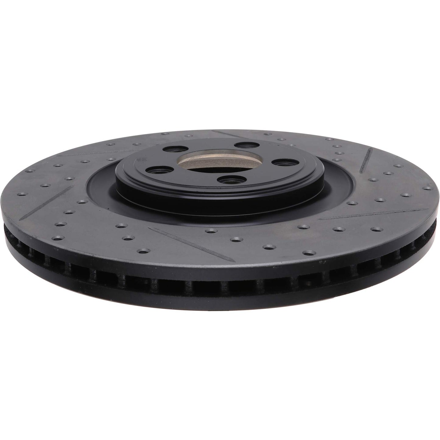 StopTech Sport Drilled/Slotted Brake Rotor; Front Left