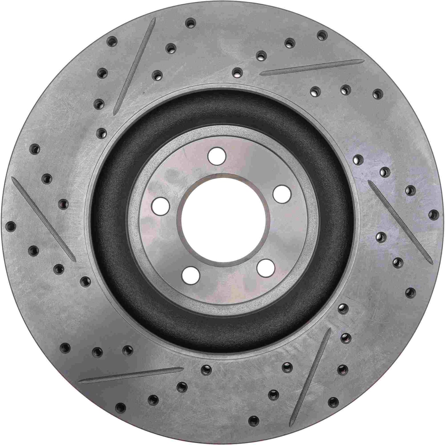 StopTech Sport Drilled/Slotted Brake Rotor; Front Left
