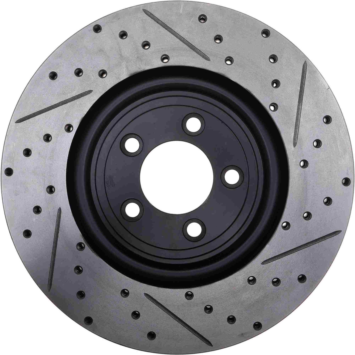StopTech Sport Drilled/Slotted Brake Rotor; Front Left