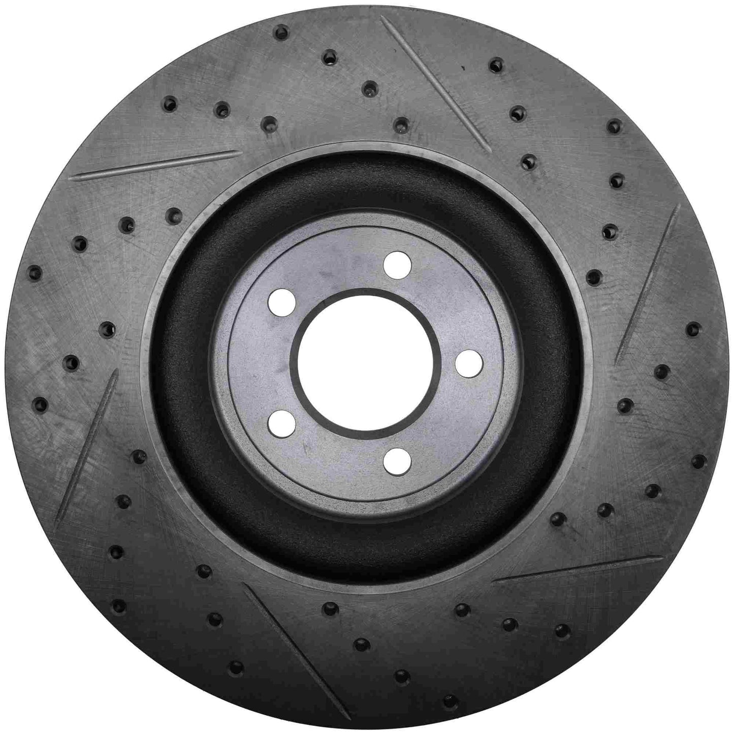 StopTech Sport Drilled/Slotted Brake Rotor; Front Right