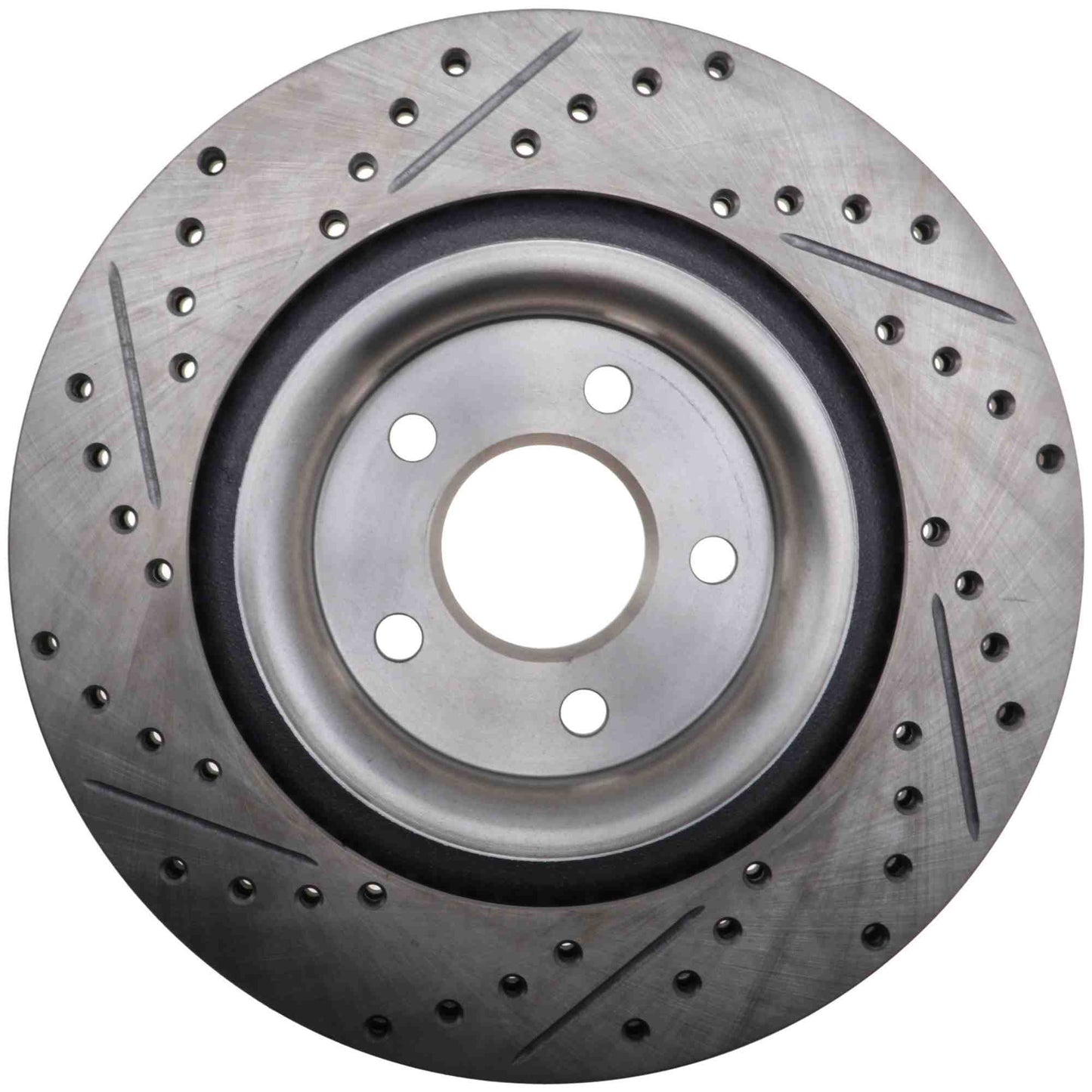 StopTech Sport Drilled/Slotted Brake Rotor; Rear Left