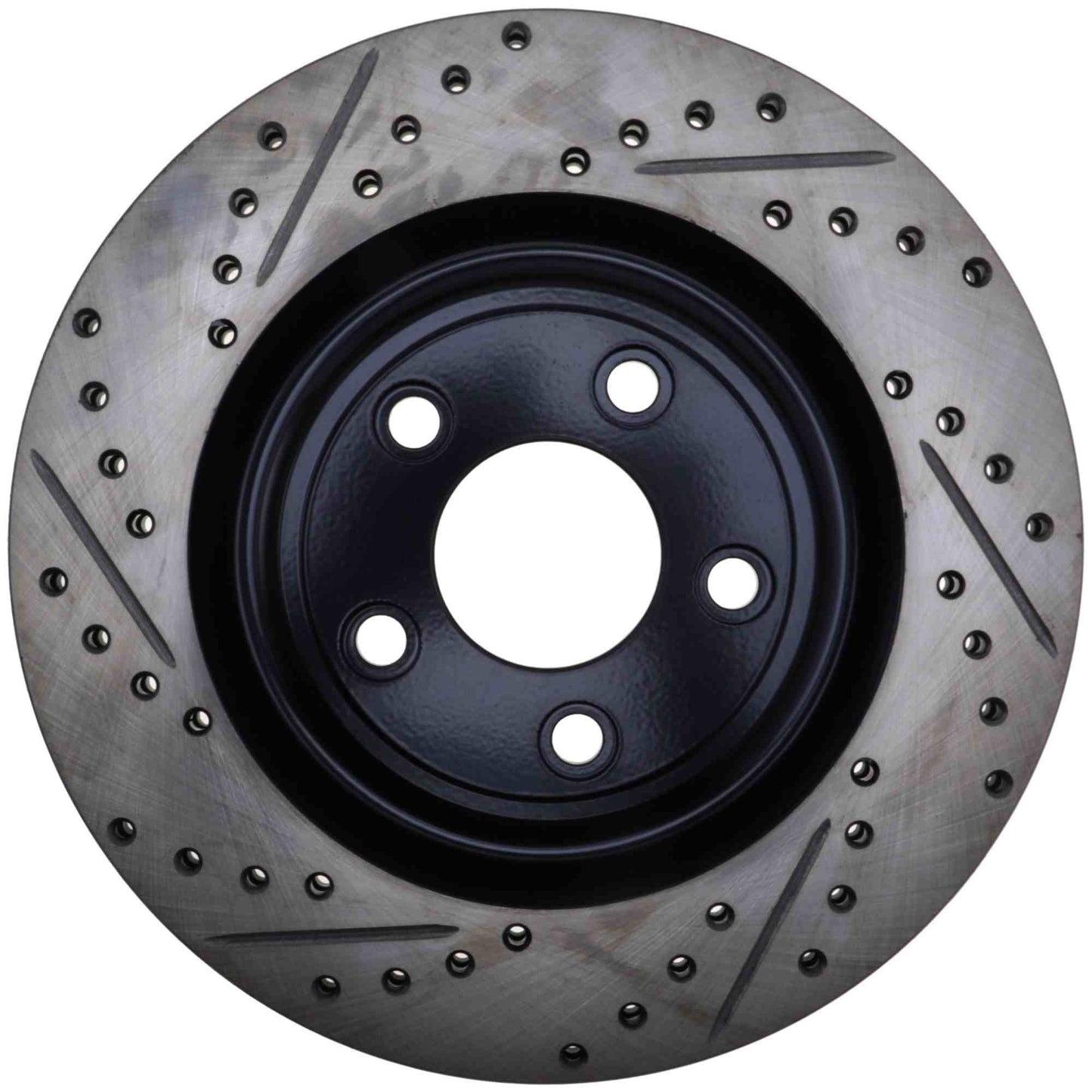 StopTech Sport Drilled/Slotted Brake Rotor; Rear Right