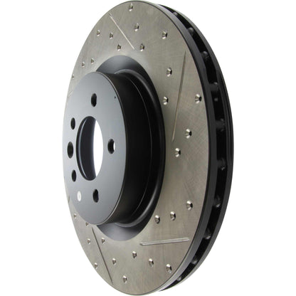 StopTech SportStop 14-17 Land Rover Range Rover Slotted & Drilled Front Left Cryo Rotor 127.22011CL