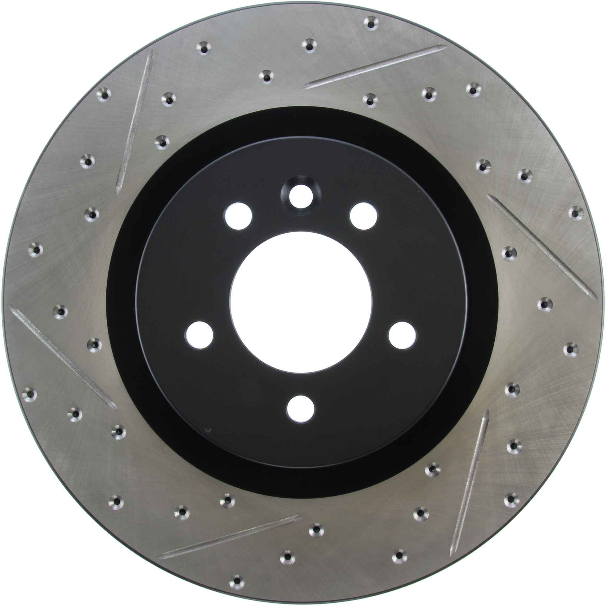 StopTech SportStop 14-17 Land Rover Range Rover Slotted & Drilled Front Right Cryo Rotor 127.22011CR