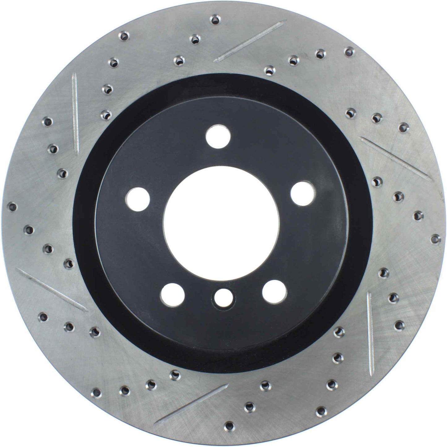 StopTech 06-09 Land Rover Range Rover SportStop Slotted & Drilled Front Right Rotor 127.22016R