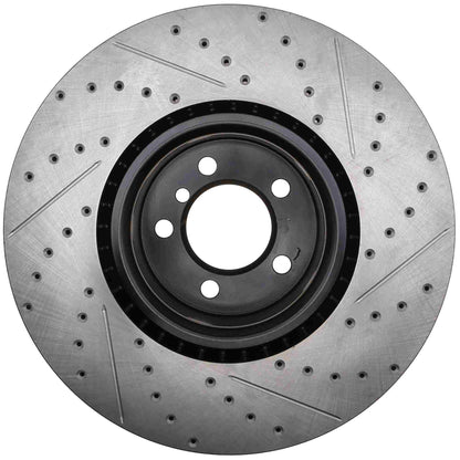 StopTech 10-12 Land Rover Range Rover Drilled & Slotted Front Right Brake Rotor 127.22020R