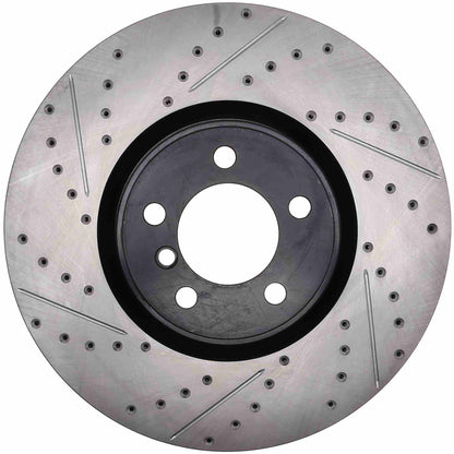 StopTech 10-12 Land Rover Range Rover Drilled & Slotted Front Right Brake Rotor 127.22020R