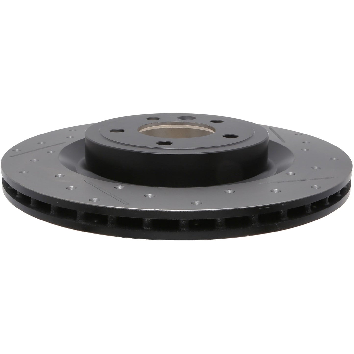 StopTech 14-17 Land Rover Range Rover Sport Slotted & Drilled Rear Left Rotor 127.22027L