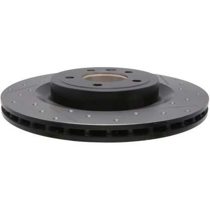 StopTech 14-17 Land Rover Range Rover Sport Slotted & Drilled Rear Left Rotor 127.22027L