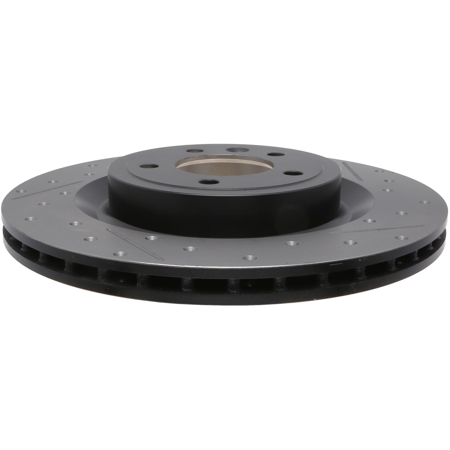 StopTech 14-17 Land Rover Range Rover Sport Slotted & Drilled Rear Left Rotor 127.22027L