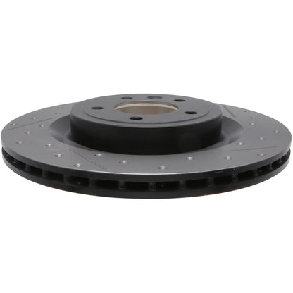 StopTech 14-17 Land Rover Range Rover Sport Slotted & Drilled Rear Left Rotor 127.22027L