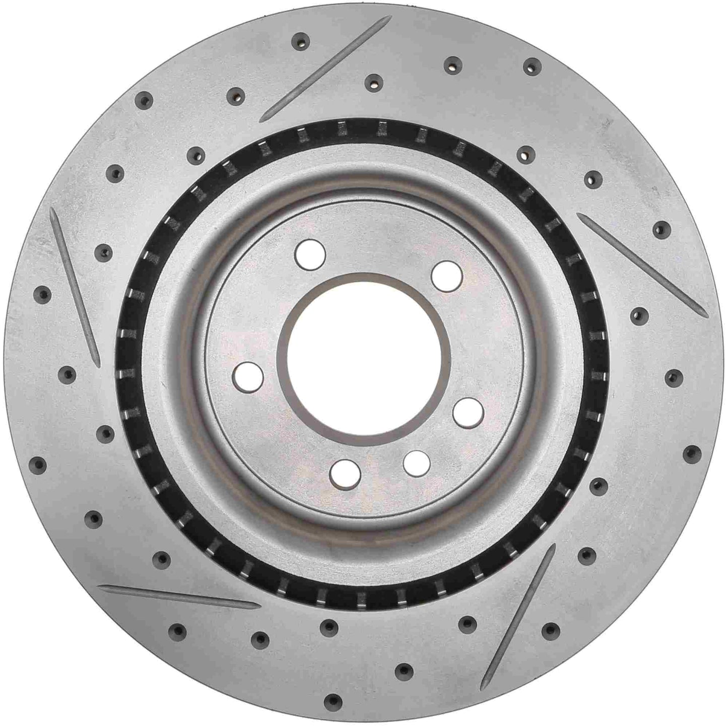 StopTech 14-17 Land Rover Range Rover Sport Slotted & Drilled Rear Left Rotor 127.22027L