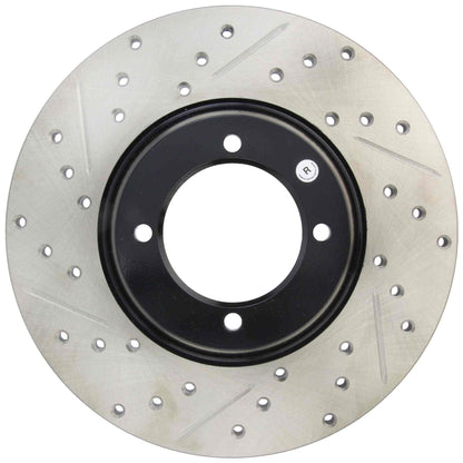 StopTech Slotted & Drilled Sport Brake Rotor 127.30002R