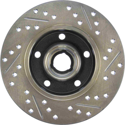 StopTech  Sport Cryo Drilled/Slotted Brake Rotor; Rear Right